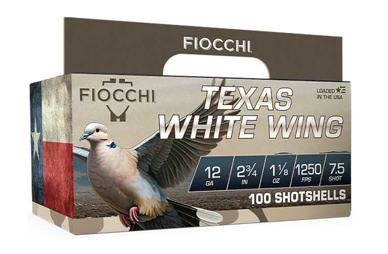 Fiocchi Texas White Wing Shotgun Ammo 12 ga. 2.75 in. 1 1/8 oz. 1250 FPS 7.5 Shot 100 rd