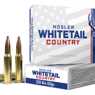 Nosler 40128 Whitetail Country  308Win 150gr 20 Per Box/10 Case