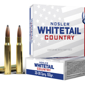 Nosler 40132 Whitetail Country  30-06Springfield 150gr 20 Per Box/10 Case