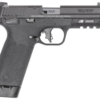 Smith & Wesson 14312 M&P 22x Full Size Frame 22 LR 20+1 4.10" Black Armornite Threaded Barrel, Black Armornite Optic Cut/Serrated Slide, Black Polymer Frame w/Picatinny Rail, Textured Grip