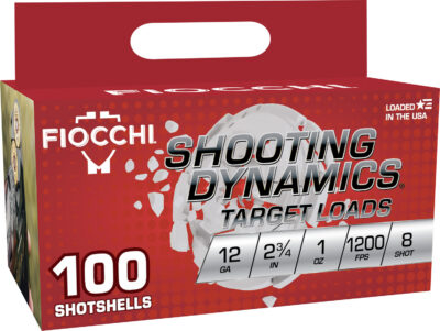 Fiocchi 12SDB18 Shooting Dynamics  12Gauge 2.75″ 1oz 8Shot 100 Per Box/2 Case