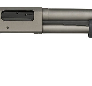 Mossberg 50790 590A1 Pro 12 Gauge 6+1 18.50" Tungsten Gray Cerakote Barrel & Steel Drilled & Tapped Receiver, Black Synthetic Stock