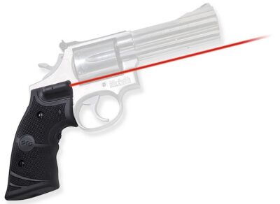 Crimson Trace 011280 Lasergrips  Fits S&W K & L Frames Square Butt, Red Laser 633nM Wavelength 5mW Output, Black Polymer