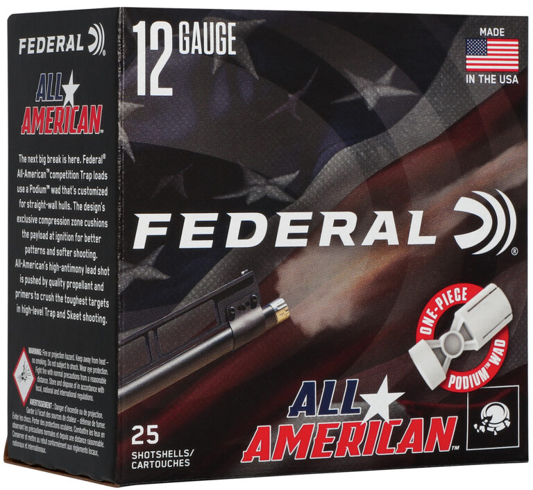 Federal FAA12L175 All-American  12Gauge 2.75" 1oz 7.5Shot 25 Per Box/10 Case