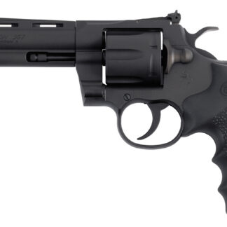 Colt Mfg PYTHONBM5RNS Python  357 Mag/38 Special 6 Shot 5" Matte Blued Vent Rib Carbon Steel Barrel, Cylinder & Frame, Black Rubber Grip, Exposed Hammer