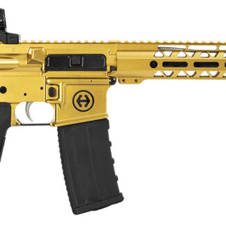 Hi-Point HP15R-556GOLD HP 15R 5.56 NATO 30+1 16" Black Threaded Barrel, Gold Aluminum Receiver w/Picatinny Rail, M-LOK Handguard, B5 Bravo Black Polymer Stock, Black B5 P Type 23 Grip