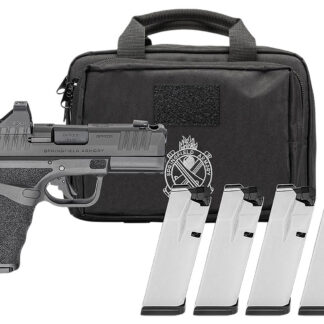 HELLCAT PRO COMP OSP 9MM SEMI-AUTO HANDGUN GEAR PAC W/RFX11 HELLCAT PRO COMP OSP 9MM 3.7''BBL (1)15RD(3)17RD MAG W/RFX11