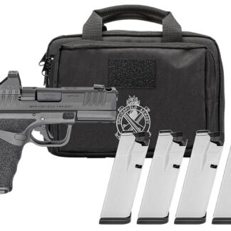HELLCAT PRO COMP OSP 9MM SEMI-AUTO HANDGUN GEAR PAC W/RFX11 HELLCAT PROCOMP OSP 9MM 3.7''BBL (4)15RD MAG W/VIRIDIAN RFX11