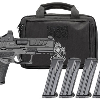 ECHELON 4.0C 9MM SEMI-AUTO HANDGUN GEAR PAC W/VIRIDIAN RFX11 ECHELON 4.0C 9MM LUGER 4''BBL (4)10RD MAG W/VIRIDIAN RFX11