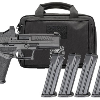 ECHELON 4.5F 9MM SEMI-AUTO HANDGUN GEAR PAC W/VIRIDIAN RFX11 ECHELON 4.5F 9MM LUGER 4.5''BBL (4)10RD MAG W/VIRIDIAN RFX11
