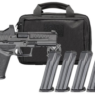ECHELON 4.5F 9MM SEMI-AUTO HANDGUN GEAR PAC W/VIRIDIAN RFX11 ECHELON 4.5F 9MM LUGER 4.5''BBL (4)15RD MAG W/VIRIDIAN RFX11