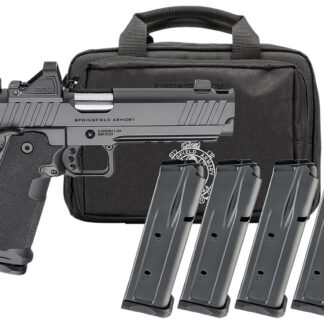 1911 DS PRODIGY AOS COMP 9MM SEMI-AUTO HANDGUN GEAR PAC W/RFX11 1911 DS PRODIGY AOS 9MM 5''COMP BBL (4)10RD W/VIRIDIAN RFX11