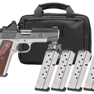 1911 RONIN AOS 45 ACP SEMI-AUTO HANDGUN GEAR PAC W/RFX11 1911 RONIN AOS 45 ACP 4.25''BBL (4)8RD MAG W/VIRIDIAN RFX11