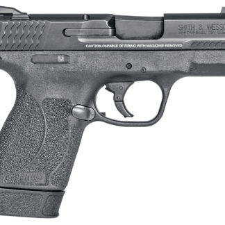 Smith & Wesson 14658 M&P M2.0  Shield Compact Slim Frame .45 ACP 7+1 3.30" Black Armornite Barrel, Black Armornite Stainless Steel Serrated Slide, Black Polymer Frame & Textured Grip, Manual Safety