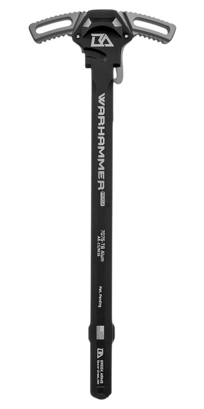 AR-15 WARHAMMER MOD2 AMBIDEXTROUS CHARGING HANDLE AR-15 WARHAMMER MOD2 AMBIDEXTROUS CHARGING HANDLE GRAY