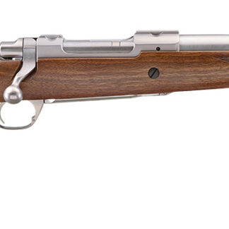 Ruger 67104 Hawkeye Hunter 308 Win 4+1 16.60" Satin Threaded Barrel, Satin Stainless Steel Receiver w/Integral Scope Mount, American Walnut Fixed Stock, Right Hand