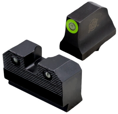 R3D 2.0 SUPPRESSOR HEIGHT NIGHT SIGHTS FOR GLOCK 17/19/22 R3D 2.0 OPTIC/SUPPRESSOR FOR GLOCK 17/19/22/26/38 GREEN