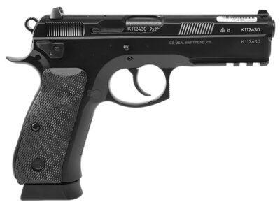 CZ 75 SP-01 50TH ANNIVERSARY TACTICAL 9MM PISTOL BLACK FIXED SIGHTS, AMBI DECOCKER, 2-19RD MAGS