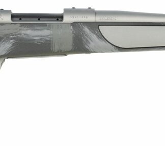 Weatherby VC38300NR4T Vanguard Shadow 300 Win Mag 3+1 24" Carbon Gray Cerakote Threaded Barrel, Carbon Gray Cerakote Steel Drilled & Tapped Receiver, Black w/Gray & White Accents Monte Carlo Stock