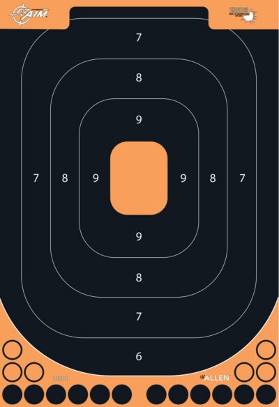 ALLEN ADHESIVE SPLASH HANDGUN TRAINING TARGET 12 X 18 INCH 5 PER PACK