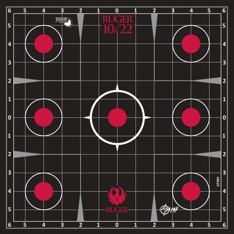 ALLEN 27991    RUGER SPLSH ADHESIVE TRGT KIT 10/22