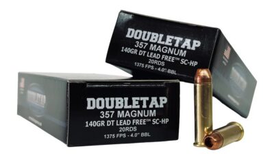 Double Tap 357 Mag 140gr DT LEAD FREE SC-HP 20rds Ammunition