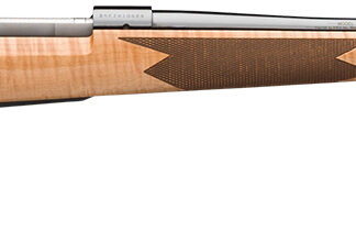 Winchester Repeating Arms 535218230 Model 70 Super Grade 7mm Rem Mag Caliber with 3+1 Capacity, 26" Barrel, High Polished Blued Metal Finish & Gloss AAA Maple Stock Right Hand (Full Size)