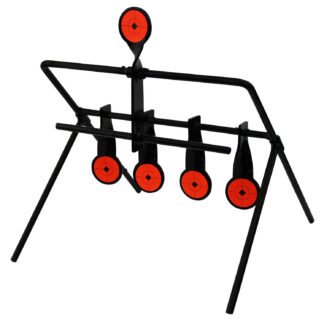 Birchwood Casey 47022 World of Targets Gallery Rimfire Pistol/Rifle AR500 Steel Black/Orange Black/Orange Impact Enhancement Motion 0.19″ Thick