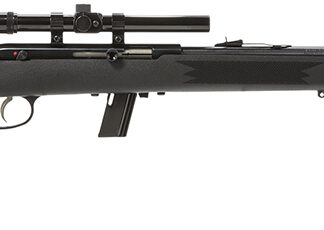 Savage Arms 40000 64 FXP Full Size 22 LR 10+1 21" Matte Black Sporter Barrel, Matte Black Grooved Carbon Steel Receiver, Matte Black Fixed Synthetic Stock, 4x15mm Scope, Right Hand