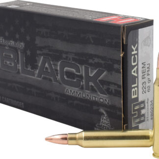BLACK® 223 REMINGTON FMJ FULL METAL JACKET RIFLE AMMO BLACK 223 REMINGTON 62GR FMJ FULL METAL JACKET 20/BOX