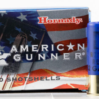 AMERICAN GUNNER RR 12 GAUGE 2-3/4'' #00 BUCKSHOT SHOTGUN AMMO AMERICAN GUNNER 12 GAUGE 2-3/4'' 8 PELLET #00 BUCKSHOT 10/BOX