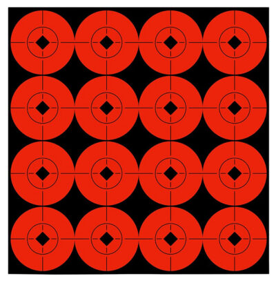 Birchwood Casey 33904 Target Spots  Self-Adhesive Paper Black/Orange 1.5" Bullseye 160 Pack