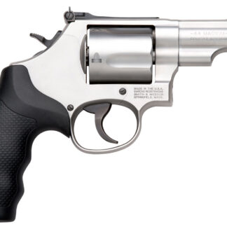 Smith & Wesson 10064 Model 69 Combat Magnum *CA Compliant L-Frame 44 S&W Spl/44 Rem Mag 5 Shot 2.75" Stainless Steel Barrel, Stainless Cylinder, Stainless Steel Frame, Black Finger Grooved Grip, Internal Lock Safety, Exposed Hammer