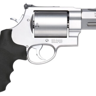 Smith & Wesson 11623 Model 500 Performance Center  500 S&W Mag Stainless Steel 3.50" Barrel, 5rd Unfluted Cylinder & X Frame, Trigger Overtravel Stop, HiViz Fiber Optic Front Sight