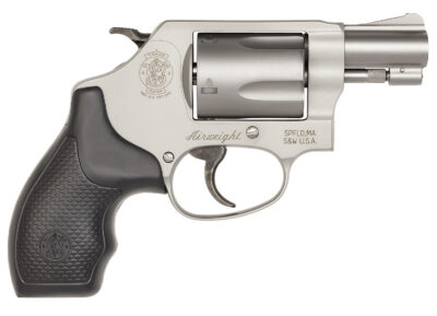 Smith & Wesson 163050 Model 637 *CA Compliant 38 S&W Spl +P 5 Shot 1.88″ Stainless Steel Barrel/Cylinder, Matte Silver Aluminum Alloy J-Frame, Integral Front Sight, Internal Lock