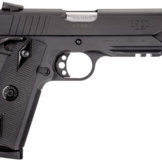 Taurus 1191101B1 1911  Full Size Frame 45 ACP 8+1 5" Matte Stainless Steel Barrel, Matte Black Serrated Steel Slide & Frame w/Beavertail & Picatinny Rail, Black Checkered Polymer Grip, Right Hand