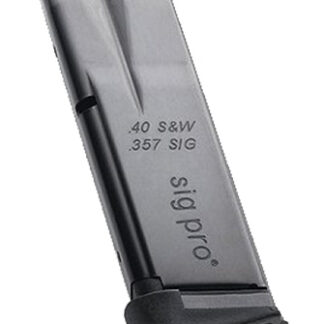 2009/2022/2340 .40S&W /.357 SIG HANDGUN MAGAZINE SP2022 .40S&W/.357SIG 10 ROUND STEEL MAGAZINE BLACK