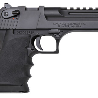 Magnum Research DE357L5IMB Desert Eagle L5 357 Mag 5" with Muzzle Brake 9+1 Black Hardcoat Anodized Aluminum Frame Black Carbon Steel Slide Black Hogue Wraparound Rubber Grip