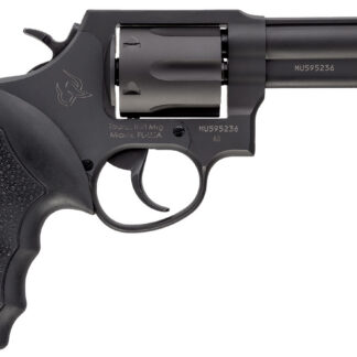 Taurus 2-650041 65 Medium 357 Mag/38 Special +P 6 Shot 4" Matte Black Oxide Barrel, Cylinder & Frame, Black Finger Grooved Rubber Grip, Transfer Bar Safety, Exposed Hammer