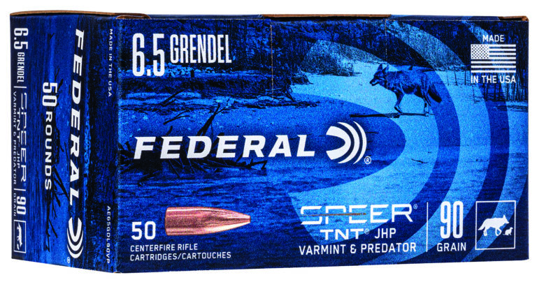 Federal AE65GDL90VP American Eagle Varmint & Predator 6.5Grendel 90gr Jacketed Hollow Point 50 Per Box/5 Case