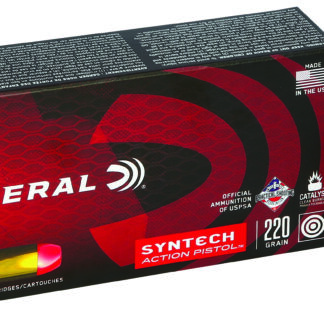 Federal AE45SJAP1 American Eagle Syntech Action Pistol  45ACP 220gr Total Syntech Jacket Flat Nose 50 Per Box/10 Case