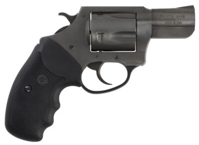 Charter Arms 64420 Bulldog  Large 44 S&W Spl 5 Shot, 2.50″ Black Nitride Steel Barrel, Cylinder & Frame w/Black Finger Grooved Rubber Grip, Exposed Hammer
