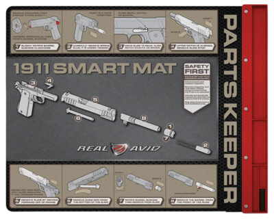 1911 SMART MAT CLEANING MAT 19X16 1911PISTOL SMART CLEANING MAT 19”X16” GRAY, BLACK & RED