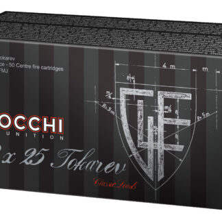 Fiocchi 762TOK Heritage  7.62x25mmTokarev 88gr Full Metal Jacket 50 Per Box/20 Case