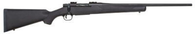 Mossberg 27909 Patriot  Full Size 6.5 Creedmoor 5+1 22″ Matte Blued Fluted Barrel, Matte Blued Stainless Steel Receiver Drilled & Tapped, Black Fixed Synthetic Stock, Right Hand