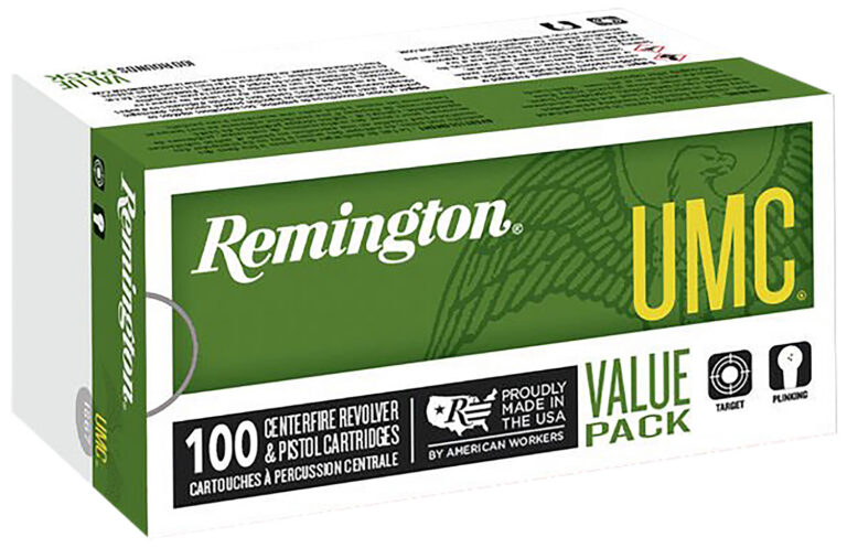 Remington Ammunition R23970 UMC Value Pack 357Mag 125gr Semi Jacketed Hollow Point 100 Per Box/6 Case