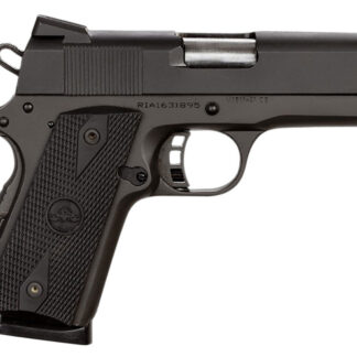 Rock Island 51429 Rock Standard CS 45 ACP Caliber with 3.60" Barrel, 7+1 Capacity, Overall Black Parkerized Finish Steel, Beavertail Frame, Serrated Slide & Black Rubber Grip