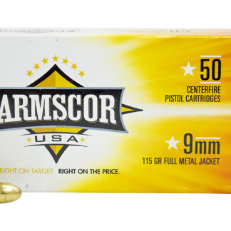 Armscor FAC92N USA  9mmLuger 115gr Full Metal Jacket 50 Per Box/20 Case