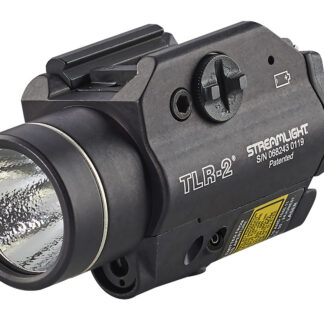 Streamlight 69120 TLR-2 Gun Light  Black Anodized 300 Lumens White C4 LED/Red Laser
