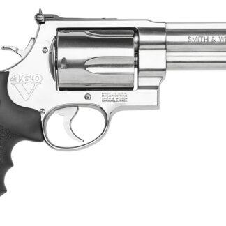 Smith & Wesson 163465 Model 460 XVR 460 S&W Mag 5" Stainless Steel Barrel & 5rd Cylinder, Satin  Stainless Steel X-Frame, Includes Two Rear Sights & Two Muzzle Brakes